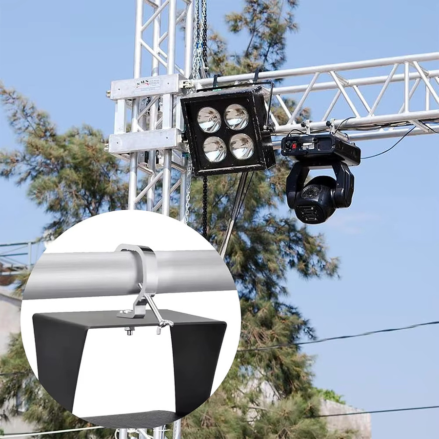 GOTSTAGE 12 Stück verstellbare Aluminium-Bühnenlichthaken in Silber für Par- und Beam-Lichter - Bild 4