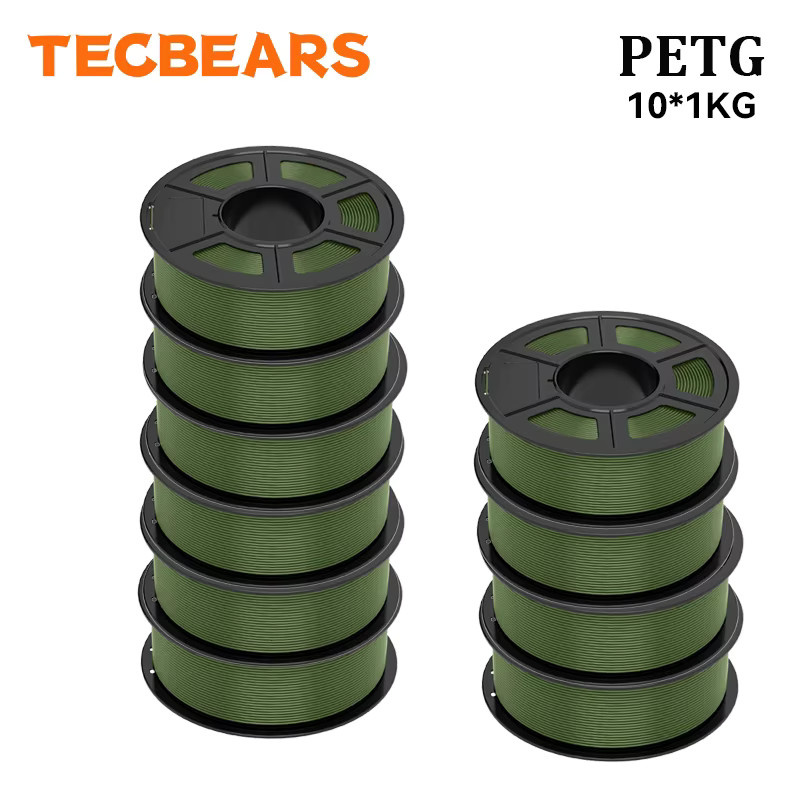 TECBEARS PETG 3D-Drucker-Filament Mehrfarbig, Durchmesser: 1,75 mm, Gewicht: 10 kg - Bild 6