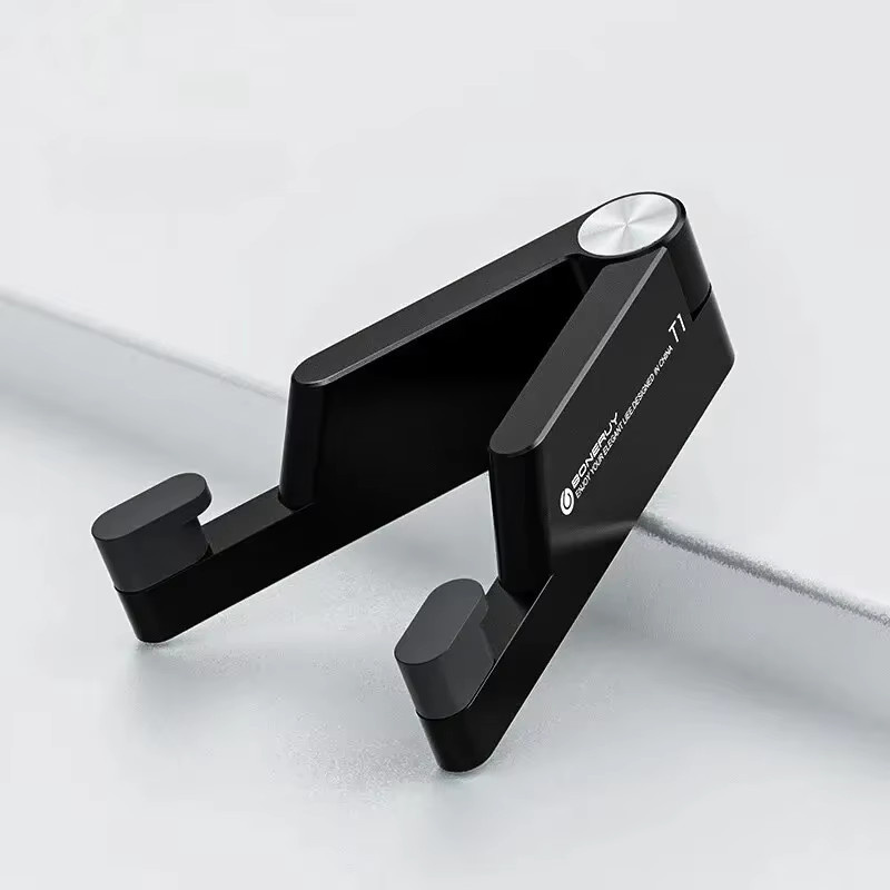VIKEFON V-förmiger Metall Handy Ständer und Tablet Halterung für Desktop und Schreibtisch, kompatibel mit iPhone und Samsung sowie Xiaomi Smartphones - Bild 6