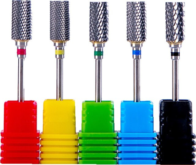 Easy Nail Hartmetall-Nagelbohrer, Langstielig, Flachkopf, Wolfram - Bild 1