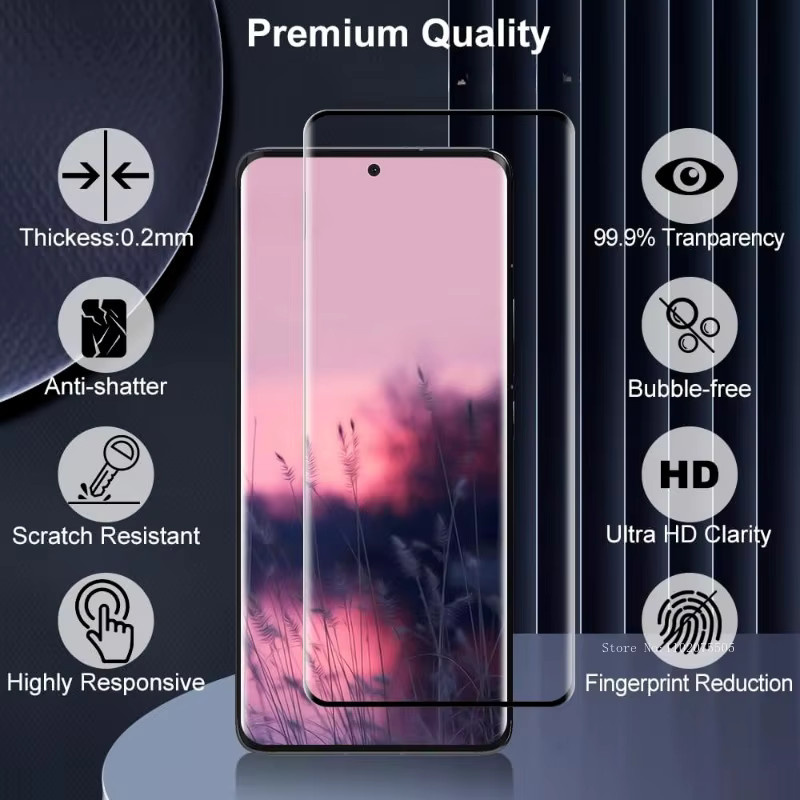 3er-Pack Panzerglas Displayschutz aus gehärtetem Glas für Samsung Galaxy S25 S24 S23 S22 S21 S20 Ultra und Note Serie, transparent - Bild 4