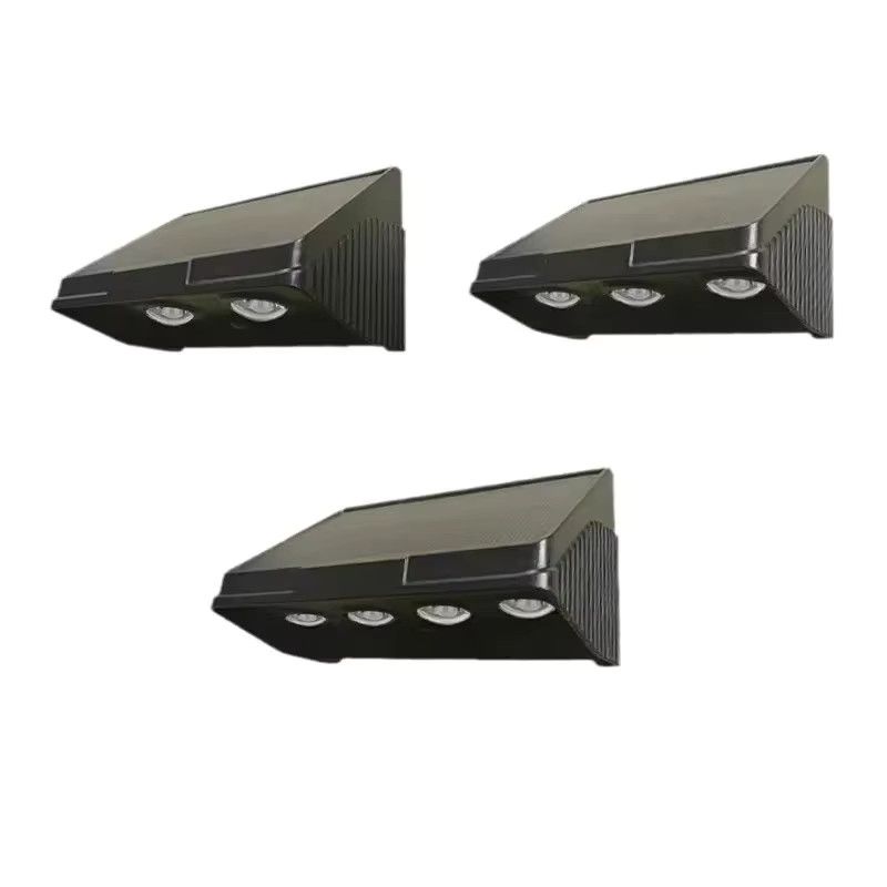 LINYILIGHT Solar-Wandleuchte für den Außenbereich mit integriertem LED-Licht, wasserdicht und solarbetrieben für Veranda, Balkon und Garten - Bild 7