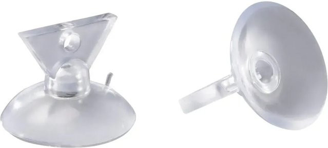 Hama Saugnapf für LED-Leuchtmittel (GU10) Transparent, Durchmesser: 3,5 cm, 2 Stück - Bild 1