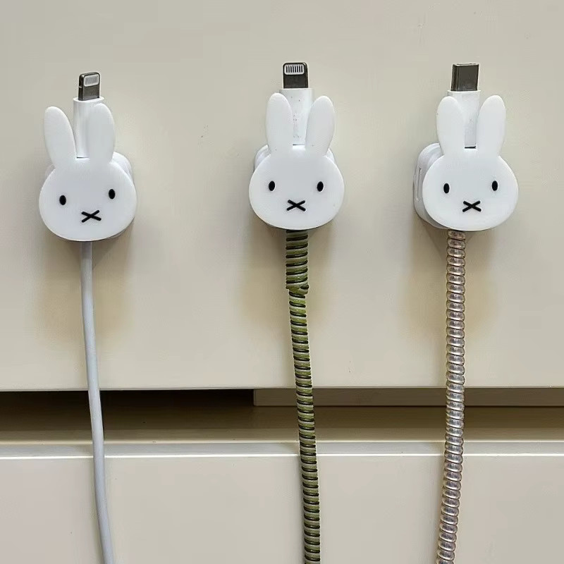Miffy Magnetischer Datenkabel-Organizer in Weiß für deinen Schreibtisch - Bild 2