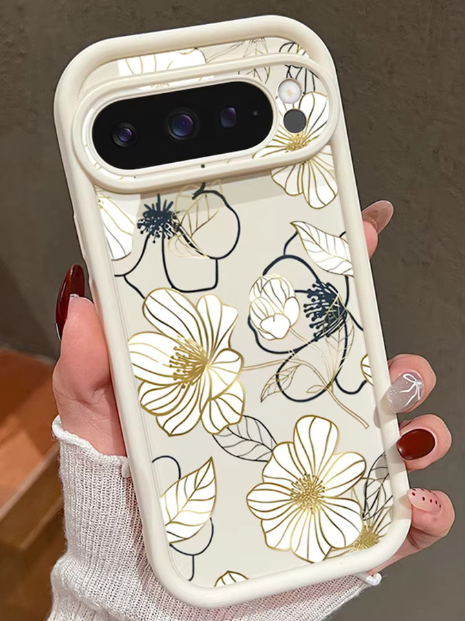 YISHANGOU Cartoon Blumen TPU Schutzhülle für Google Pixel 8 Pro 8A 9 Pro XL 7A in Multicolour - Bild 2