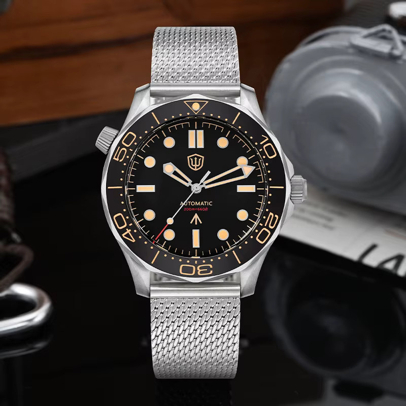 Watchdives Taucheruhr, Titan, Automatik, Saphirglas, 42 mm, Herren - Bild 1