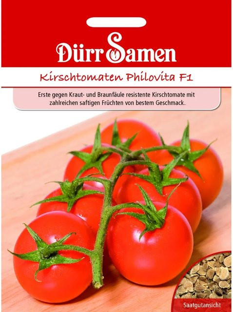 Dürr Kirsch-Tomaten Philovita F1 Saatgut - Bild 1