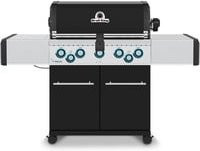 Broil King Gasgrill Regal 590 in Schwarz mit Seitenbrenner und Thermometer - Bild 1