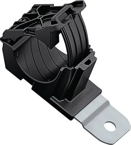 HellermannTyton Befestigungselement RCC180LM12-PA66HIRHSUV/ST schraubbar, Schwarz, Bündel-Ø-Bereich: 19,40 bis 36 mm - Bild 1