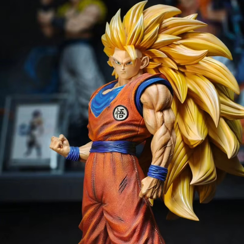 Bandai Dragon Ball SSJ3 Goku Actionfiguren, 54 cm, Kunststoff - Bild 4