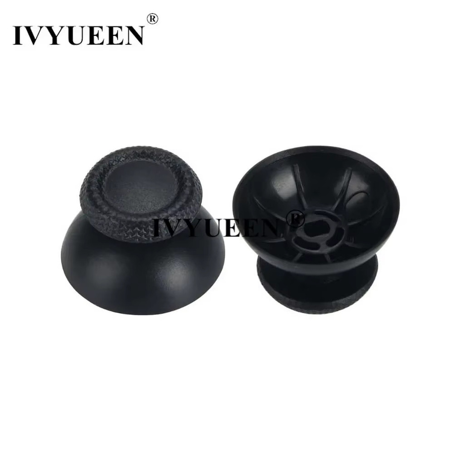 IVYUEEN 100 Stück Thumbstick 3D Analog Joystick Caps für PlayStation 5 PS5 DualSense Controller in Schwarz - Bild 2
