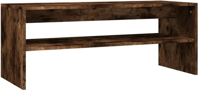 vidaXL Couchtisch aus Holzwerkstoff in Räuchereiche, B/T/H: 100 x 40 x 40 cm - Bild 1