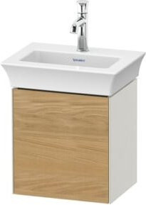Duravit Waschtischunterschrank White Tulip in Weiß matt, Wandhängend, B: 38,4 cm, T: 29,8 cm - Bild 1