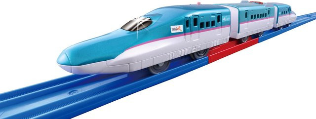Takara Tomy Plarail S-16 Change!! Hayabusa, Shinkansen Zugspielzeug, blau, ab 3 Jahre - Bild 1