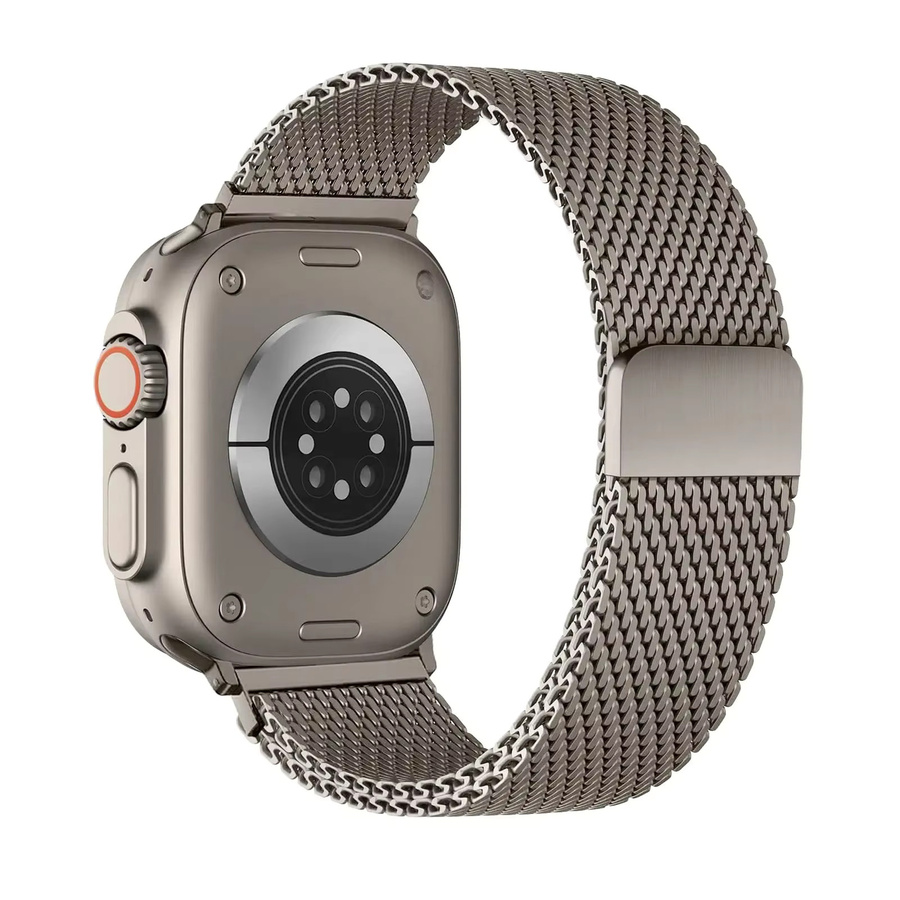 I LOVE LUO Uhrenarmband Edelstahl, Milanese Loop, Silber, Unisex - Bild 7