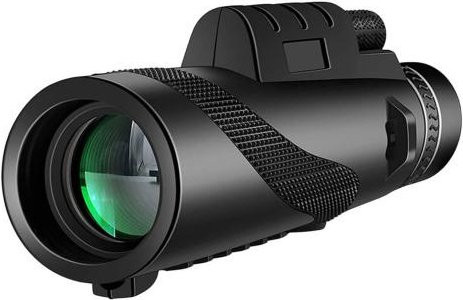 MUQZI Hochleistungs-Monokular-Teleskop 80x100 High Definition Vision für Erwachsene in Schwarz - Bild 1