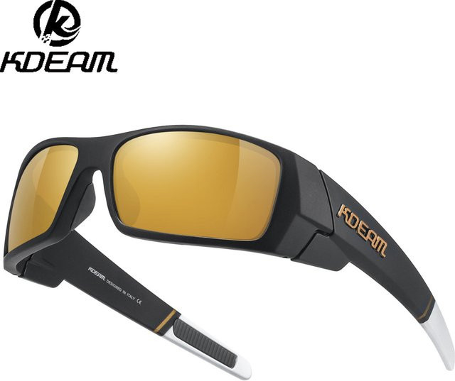 KDEAM Sonnenbrille, Herren, quadratisch, Vollrand, Kunststoff, polarisiert - Bild 1