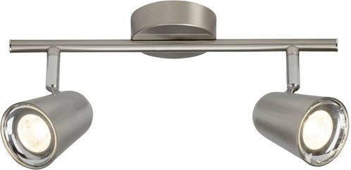BRILLIANT Spotrohr Nifty LED Lampe aus Metall in Silber mit schwenkbaren Köpfen und warmweißem Licht - Bild 1
