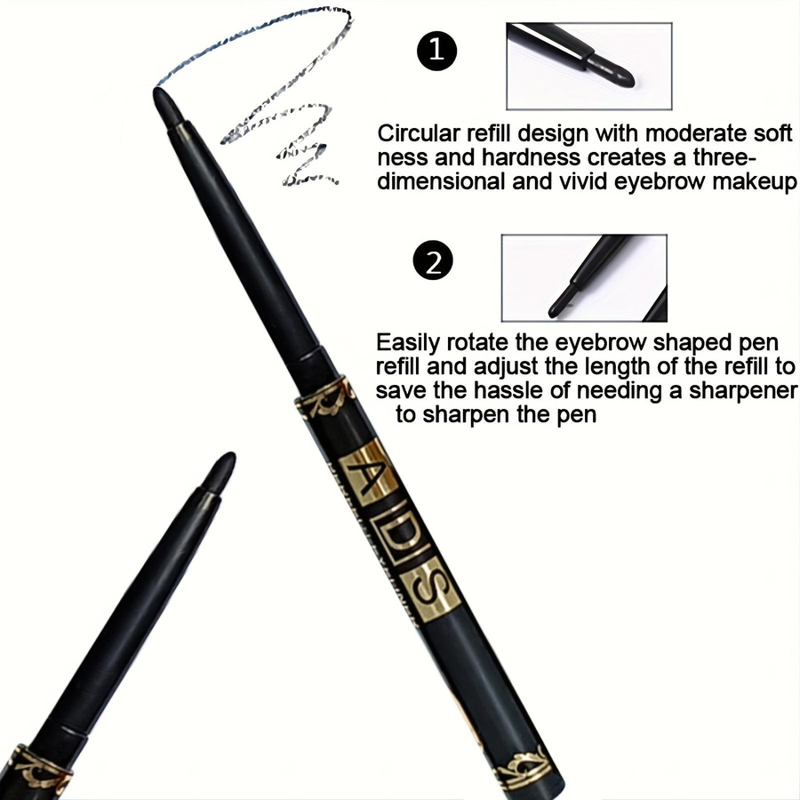 Lucky Black Cat Eyeliner-Stifte, schwarz, Unisex - Bild 3