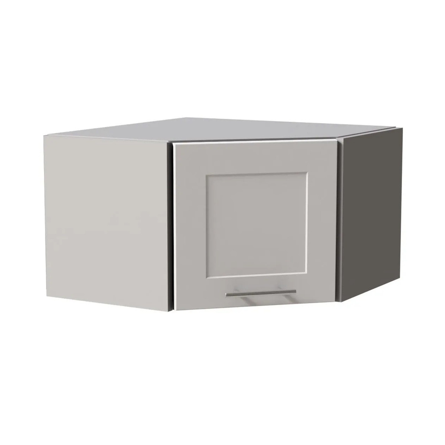 Feldmann-Wohnen Eckhängeschrank Oslo W10/60/36 in Grau und Weiß Matt mit Soft-Close-Türen, B/T/H: 60 x 60 x 36 cm - Bild 2