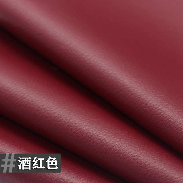 Handingwei Selbstklebender Lederaufkleber aus verdicktem PU-Leder zur Reparatur von Sofas und Autoinnenräumen, Farbe: Bordeaux, Breite: 25 cm, Höhe: 30 cm - Bild 1