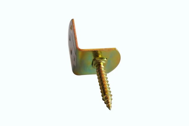 Andrewex Flechtzaunhalter aus Stahl, quadratisch, 30 x 30 mm - Bild 1