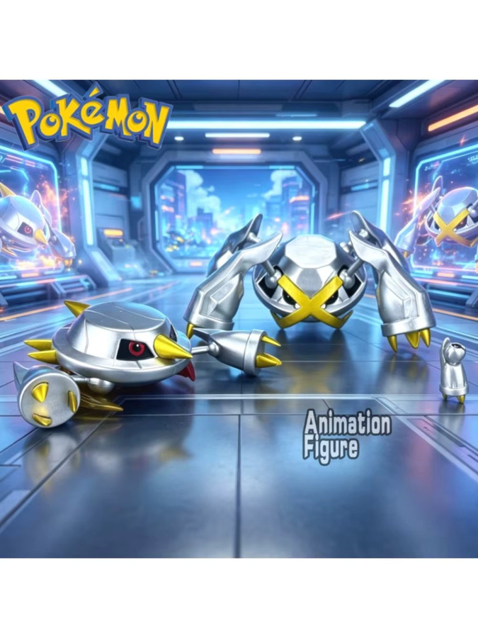 Bandai Pokémon Metagross, Actionfigur, Grau, Kunststoff - Bild 3