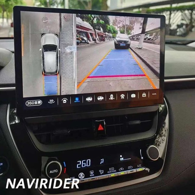 NAVIRIDER Multimedia Radio für Toyota Corolla 2019-2023 E210 mit 13,3 Zoll Display, Drahtloses CarPlay, Android Auto, Bluetooth und GPS, Schwarz - Bild 1