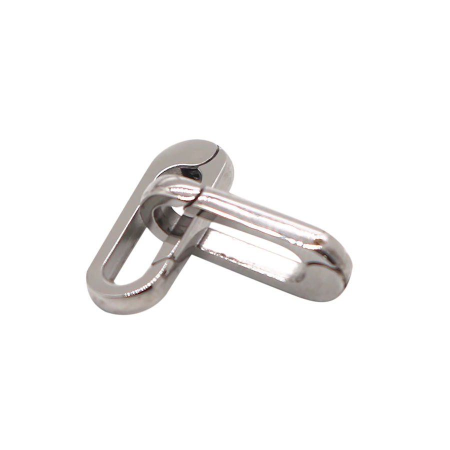 Karabinerhaken Edelstahl, Silber, 10 mm 13 mm 18 mm - Bild 1