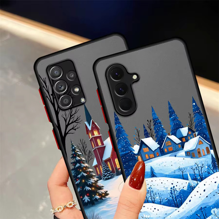 Soft Cover Handyhülle für Samsung Galaxy A52 A71 A21 A36 A22 A23 A32 A73 A25 A26 A56 A72 A31 mit Weihnachtsmann Motiv in Multicolour - Bild 5