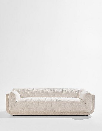 Otto 3-Sitzer-Sofa in Beige mit Stoffbezug und modernem Design - Bild 1