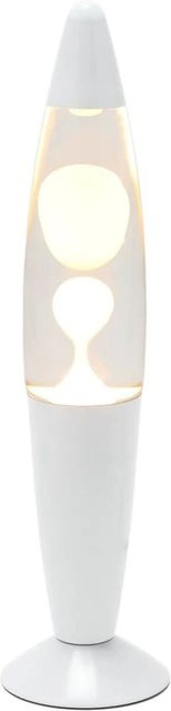 EASYLIGHT Lavalampe Timmy in Weiß mit G9 Leuchtmittel, Retro Tischlampe, Höhe: 36 cm - Bild 1
