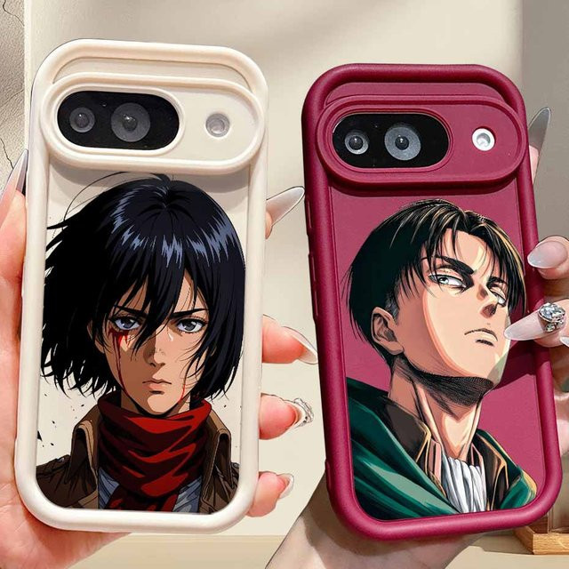 Attack On Titan Handyhülle für Google Pixel 10 9 9A 8A 8 7A 7 Pro XL mit Eyes Ladder Design Soft Feel Shell - Bild 1
