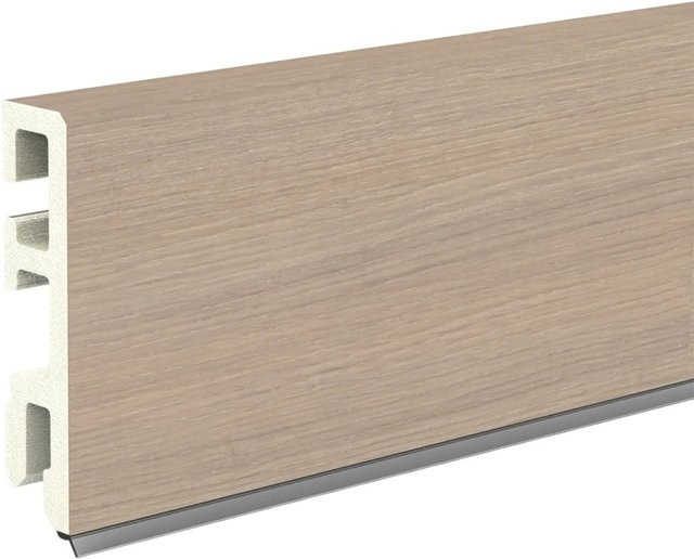 Döllken Hartschaumleiste USL60 Dekor Eiche Lucca in Braun, B/H/L: 60 mm x 14 mm x 2500 mm - Bild 1