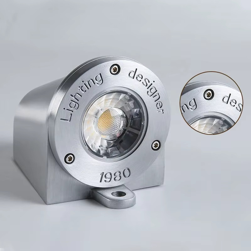 LINCCW Retro Industrielle LED Außen-Wandleuchte aus Aluminium in Silber mit warmweißem Licht - Bild 2