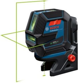 Bosch Professional Kombilaser GCL 2-50 G Kreuzlinienlaser, blau/schwarz, B/H/T: 6,3 x 11,5 x 12,6 cm - Bild 2