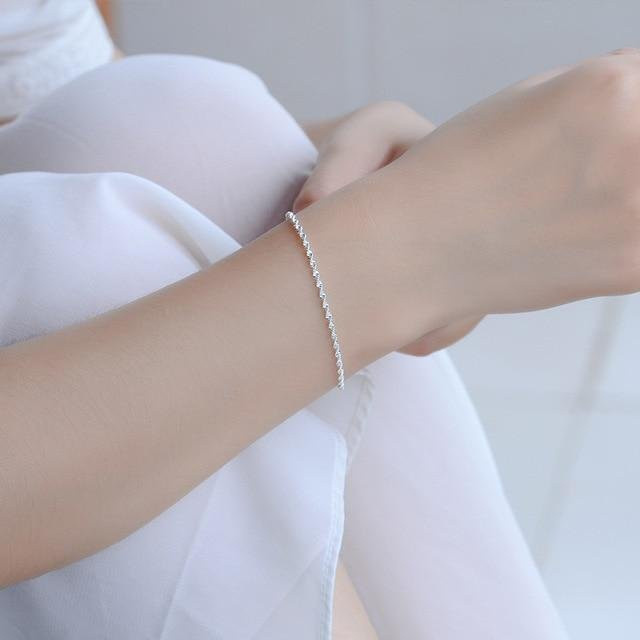 YIRAN Jewelry Armband, 925 Silber, Damen, grau - Bild 1
