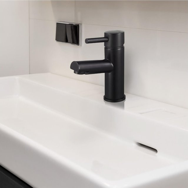 Home Deluxe Waschtischarmatur FLOWY in Matt Schwarz - Bild 2