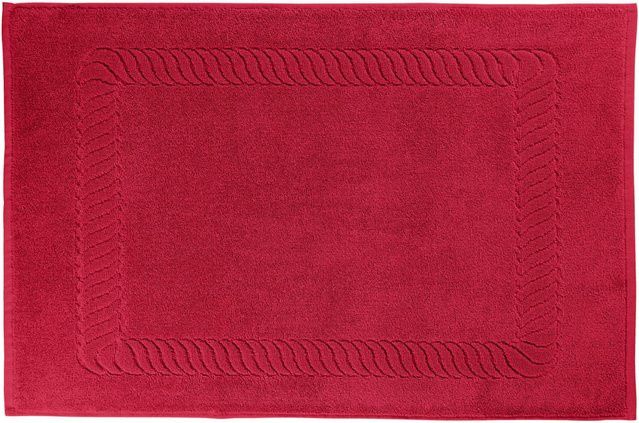 Badematte ERWIN M. Bermuda in Burgund, B/L: 50 x 70 cm - Bild 1
