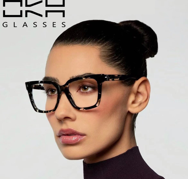 OKH TR90 Korrektionsbrille, Vollrand, Square, Braun, Unisex - Bild 1