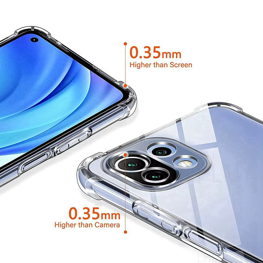 Stoßfeste Silikonhülle für Xiaomi Redmi Note 14 Pro Plus 5G, transparent - Bild 2