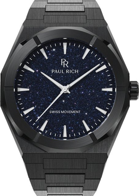 Paul Rich Herrenuhr Star Dust II, Quarz, Edelstahl, Blau, 43 mm - Bild 1
