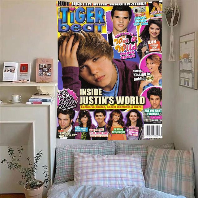 Bieber Leo Star Wandteppich mit abstraktem Grafikdesign in Multicolour, B/H: 90 x 150 cm - Bild 1