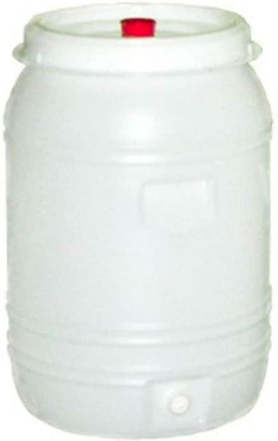 Gärfass aus Kunststoff mit Gärspund und Zapfhahn, 60 l, Weiß - Bild 1