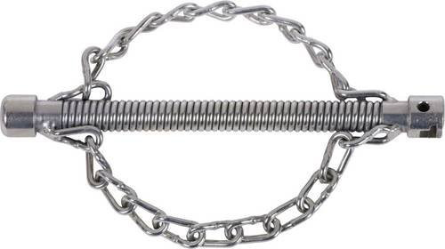 Rothenberger Kettenschleuderkopf mit 2 glatten Ketten in Silber, 16 mm - Bild 1