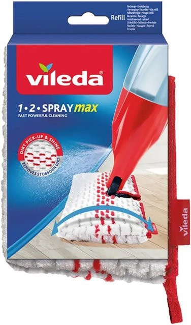 Vileda Ersatzbezug für das Sprüh-Wischer System 1-2-SprayMax in Weiß und Rot - Bild 4
