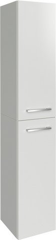 Fackelmann B.style Bad-Hochschrank Weiß mit 2 Türen und Soft-Close, B/T/H: 30 x 31,6 x 162 cm - Bild 1