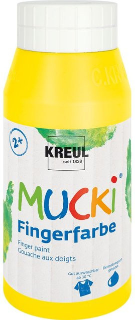 MUCKI Fingerfarbe Gelb mit Bitterstoffen - Bild 1