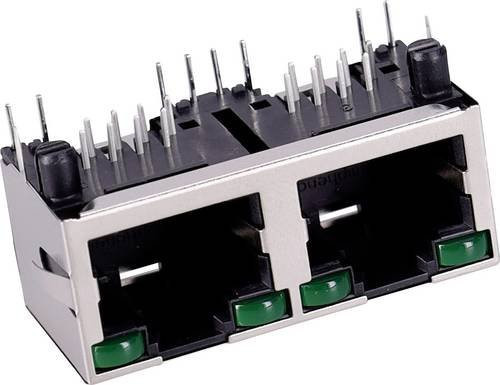 Amphenol RJHSE538502 Ethernet LAN Anschluss in Silber - Bild 1