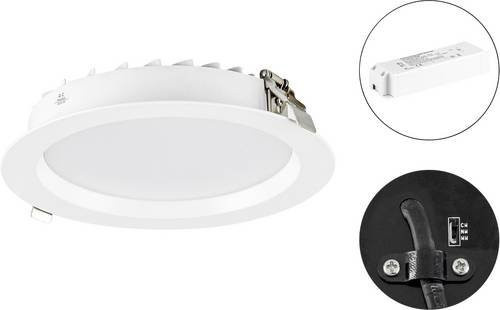EVN LD54350125 LED-Einbaustrahler in Weiß, dimmbar - Bild 1